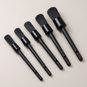 5-Piece Boar Hair Detailing Brush Kit